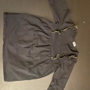 Black H&M dress with cold details